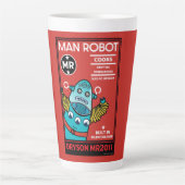 Tasse Latte Comment changer un homme (Devant)