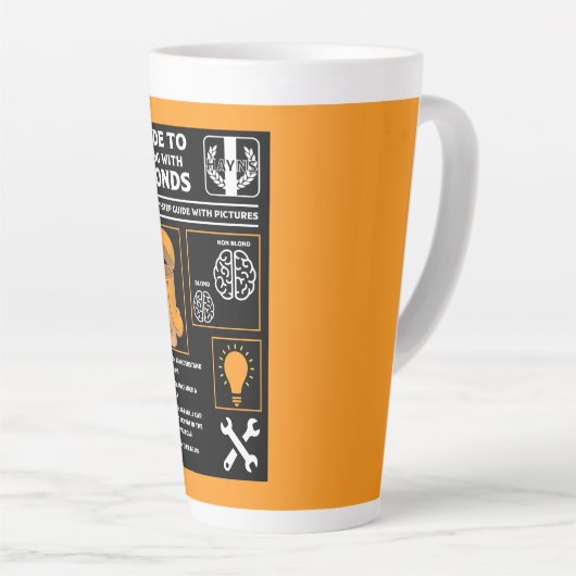 Tasse Latte Comment Comprendre Les Blondes (Angle droit)