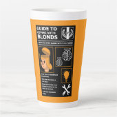 Tasse Latte Comment Comprendre Les Blondes (Devant)