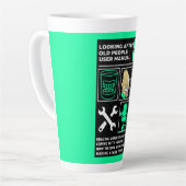 Tasse Latte Comment comprendre les personnes âgées (Angle gauche)