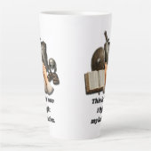 Tasse Latte Comment je mène mes batailles (Devant)