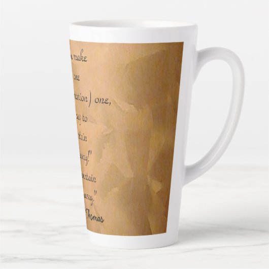 Tasse Latte Comment Prier Évangile De Thomas (Droite)