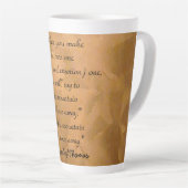Tasse Latte Comment prier l'Évangile de Thomas (Angle droit)
