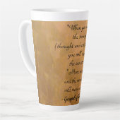 Tasse Latte Comment prier l'Évangile de Thomas (Angle gauche)