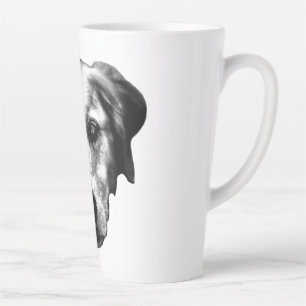 Tasse Latte Compagnon de cidre du matin en monochrome