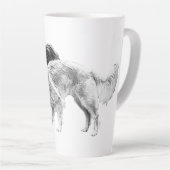 Tasse Latte Compagnons d'automne dans l'ombre (Angle droit)