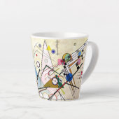 Tasse Latte Composition Kandinsky 8 (Angle droit)