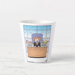 Tasse Latte Comptable de chiens - Boîtes d'entrée et de sortie