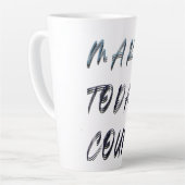 Tasse Latte compter aujourd'hui (Angle gauche)