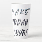 Tasse Latte compter aujourd'hui (Devant)