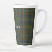 Tasse Latte Comté de Kerr Tartan (Droite)