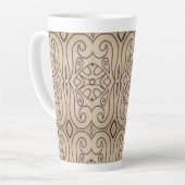 Tasse Latte Conception abstraite Recoleta (Angle gauche)