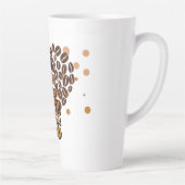 Tasse Latte conception ambiance café (Droite)