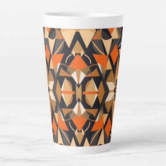 Tasse Latte Conception contemporaine triangulaire (Devant)
