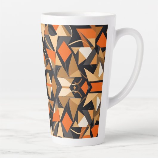 Tasse Latte Conception contemporaine triangulaire (Droite)