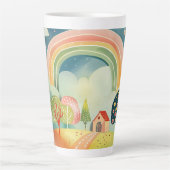 Tasse Latte Conception d'art de pépinière (Devant)