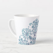 Tasse Latte Conception de broderie folklorique (Angle gauche)