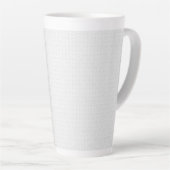 Tasse Latte Conception de célébration de mariage de luxe (Angle droit)