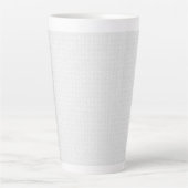 Tasse Latte Conception de célébration de mariage de luxe (Devant)