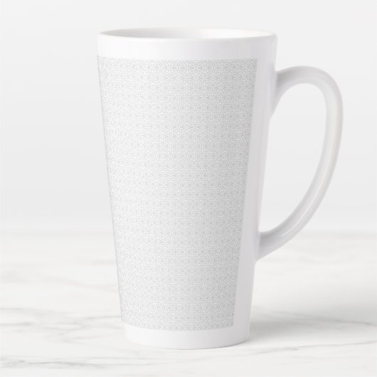 Tasse Latte Conception de célébration de mariage de luxe (Droite)
