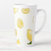 Tasse Latte Conception de citron en pâte tardive (Droite)