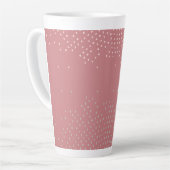 Tasse Latte Conception de demi-teinte rose (Angle gauche)