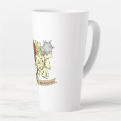 Tasse Latte Conception de dés de classe (Angle droit)