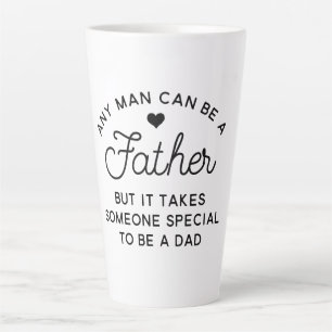 Tasse Latte Conception de devis papa spécial