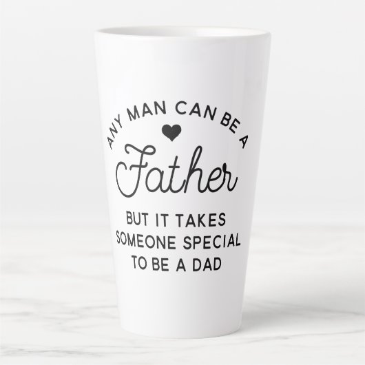 Tasse Latte Conception de devis papa spécial (Devant)