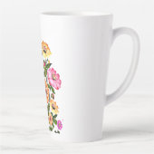 Tasse Latte Conception de fleurs à l'aquarelle-34063 (Droite)