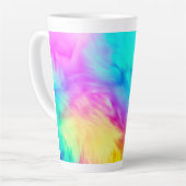 Tasse Latte Conception de fond de texture de fourrure moelleus (Angle gauche)