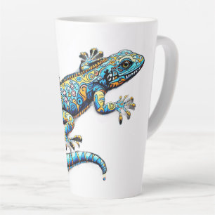 Tasse Latte Conception de Gecko Funky