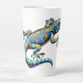 Tasse Latte Conception de Gecko Funky (Devant)