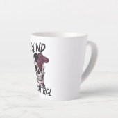 Tasse Latte Conception de jeux de contrôle mental (Angle droit)