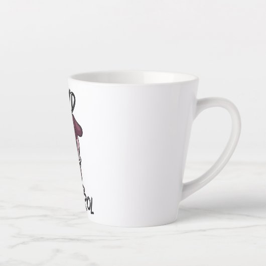 Tasse Latte Conception de jeux de contrôle mental (Droite)