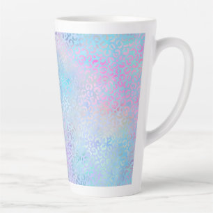 Tasse Latte Conception de la série Leopard Iridescente 9