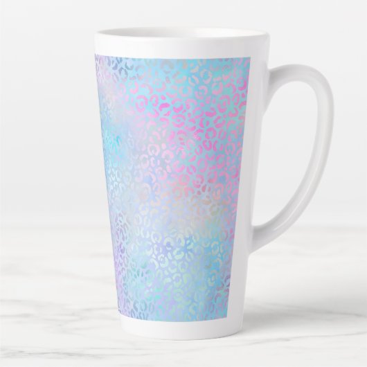 Tasse Latte Conception de la série Leopard Iridescente 9 (Droite)