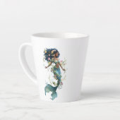Tasse Latte Conception de l'Imaginaire en latte de sirène ench (Angle gauche)