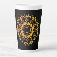 Conception de mandala unique doré-95747