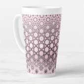 Tasse Latte Conception de métamorphose rose (Angle gauche)