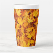 Tasse Latte Conception de Motif Maple Leaf (Devant)