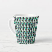 Tasse Latte Conception de motif numérique abstrait 1221 - Tass (Angle gauche)