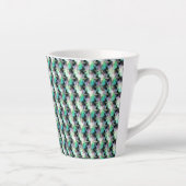 Tasse Latte Conception de motif numérique abstrait 1221 - Tass (Droite)