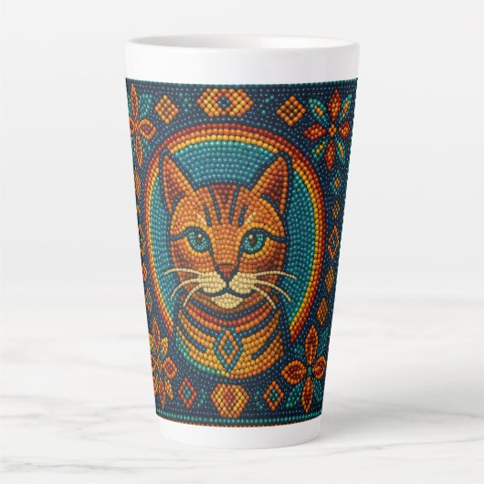 Tasse Latte Conception de perle Kitty (Devant)