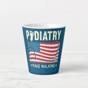 Tasse Latte Conception de podologue pour médecin des pieds Fai
