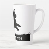Tasse Latte Conception de silhouettes d'animaux mignons - Chie (Droite)