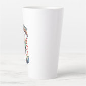 Tasse Latte Conception d'esprit libre nation libre (Devant)