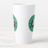 Tasse Latte Conception du logo de l'infirmière inscrite (Devant)