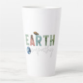 Tasse Latte Conception d'une motte d'empathie pour la Terre (Devant)
