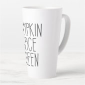 Tasse Latte Conception d'une reine Citrouille à épices (Angle droit)